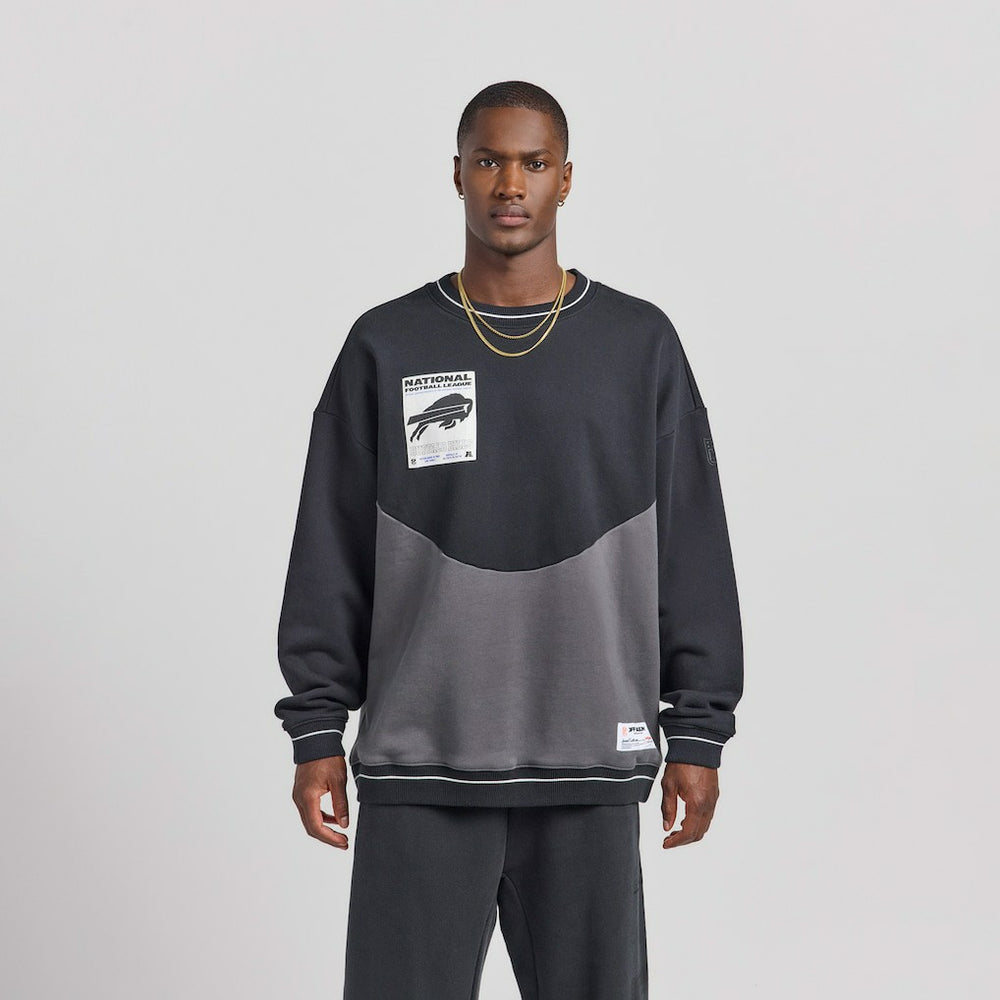 Buffalo Bills Off Season x NFL Unisex Fleece Sweatshirt - Black Sweatshirts