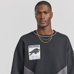 Buffalo Bills Off Season x NFL Unisex Fleece Sweatshirt - Black Sweatshirts