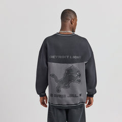 Detroit Lions Off Season x NFL Unisex Fleece Sweatshirt - Black Sweatshirts