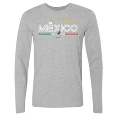 Mexico National Team 500 Level Inline Long Sleeve T-Shirt Heather Gray