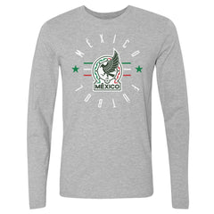 Mexico National Team 500 Level Futbol Long Sleeve T-Shirt Heather Gray