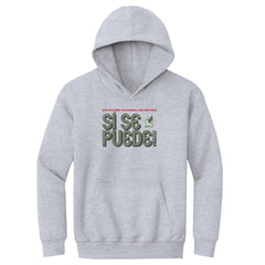 Mexico National Team 500 Level Youth Si Se Puede Inline Bold Pullover Hoodie Gray