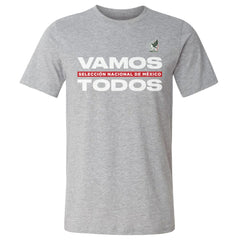 Mexico National Team 500 Level Vamos Todos Cotton T-Shirt Heather Gray