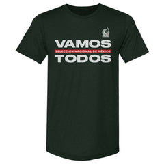Mexico National Team 500 Level Vamos Todos Premium Tri-Blend T-Shirt Dark Green