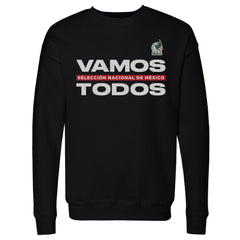 Mexico National Team 500 Level Vamos Todos Crewneck Sweatshirt Black