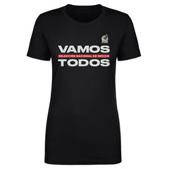 Mexico National Team 500 Level Women's Vamos Todos T-Shirt Black