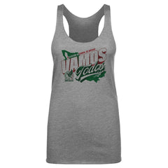 Mexico National Team 500 Level Women's Vamos Todos Country Tri-Blend Tank Top Gray