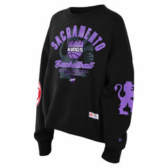 Sacramento Kings Women's 2025/26 City Edition Sweatshirt Black - New Era