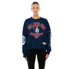 Philadelphia 76ers Women's 2025/26 City Edition Sweatshirt Navy - New Era