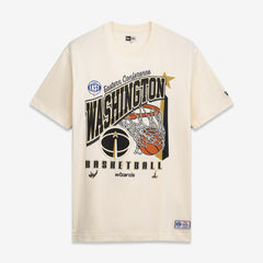 Washington Wizards Oversized City Edition Remix Vintage T-Shirt Cream - New Era