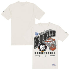 Brooklyn Nets Oversized City Edition Remix Vintage T-Shirt Cream - New Era