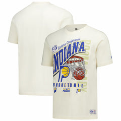 Indiana Pacers Oversized City Edition Remix Vintage T-Shirt Cream - New Era