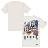 New York Knicks Oversized City Edition Remix Vintage T-Shirt Cream - New Era