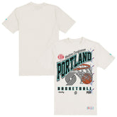 Portland Trail Blazers Oversized City Edition Remix Vintage T-Shirt Cream - New Era outlet
