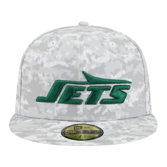 New York Jets New Era 2025 Salute to Service Fan Pack 59FIFTY Fitted Hat - White Hats