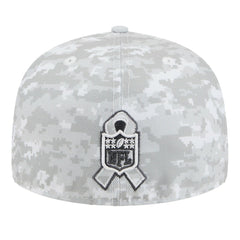 Philadelphia Eagles New Era 2025 Salute to Service Fan Pack 59FIFTY Fitted Hat - White Hats