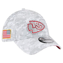 Kansas City Chiefs New Era 2025 Salute to Service Digital Camo Fan Pack 39THIRTY Flex Hat - White Hats