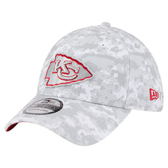 Kansas City Chiefs New Era 2025 Salute to Service Digital Camo Fan Pack 39THIRTY Flex Hat - White Hats