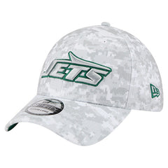 New York Jets New Era 2025 Salute to Service Digital Camo Fan Pack 39THIRTY Flex Hat - White Hats