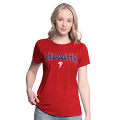 Philadelphia Phillies G-III 4Her by Carl Banks Women's T-Shirt and Hoodie Combo Pack - Red/Bright Heather Ceramic Hoodies