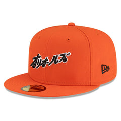 Baltimore Orioles New Era x Hyperfly 59FIFTY Fitted Hat - Orange Hats