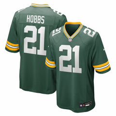 Nate Hobbs Green Bay Packers Team Game Jersey - Green Jerseys