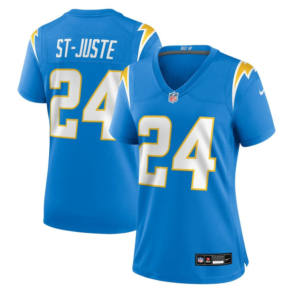 Benjamin St-Juste Los Angeles Chargers Women's Team Game Jersey - Powder Blue Jerseys