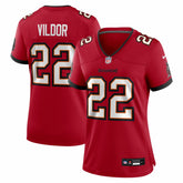 Kindle Vildor Tampa Bay Buccaneers Women's Team Game Jersey - Red Jerseys