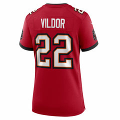 Kindle Vildor Tampa Bay Buccaneers Women's Team Game Jersey - Red Jerseys