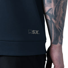 Dallas Cowboys MSX by Michael Strahan Tri-Blend Rebound Sleeveless Hoodie - Navy Hoodies