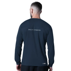 Dallas Cowboys MSX by Michael Strahan Forward Long-Sleeve T-Shirt - Navy T-shirts