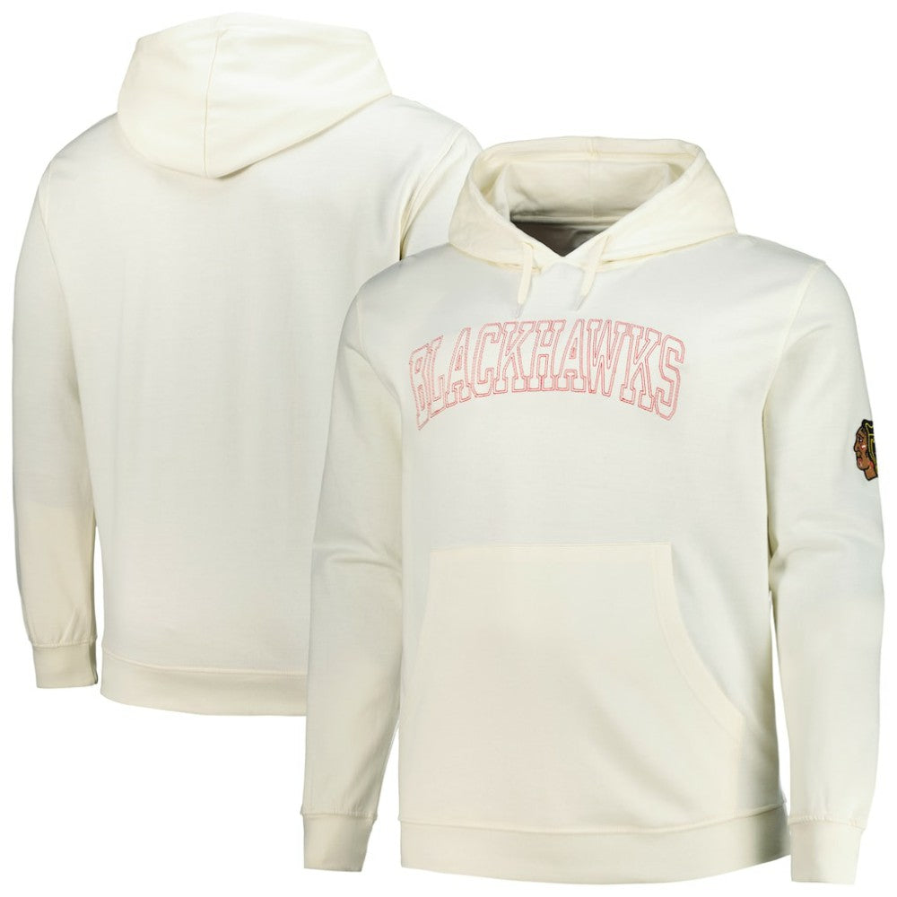 Chicago Blackhawks Fanatics Big &Tall Stitch Hoodie - Cream | US 203042793