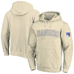 New York Rangers Fanatics Big &Tall Stitch Hoodie - Cream | US 203042796