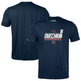 Alexander Ovechkin Washington Capitals Levelwear Youth NHL All-Time Leading Goal Scorer Milestone Name & Number Little Richmond T-Shirt - Navy | US 203056625