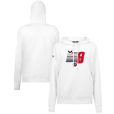 Alexander Ovechkin Washington Capitals Levelwear Women's NHL All-Time Leading Goal Scorer Milestone Stripes Name & Number Adorn Pullover Hoodie - White | US 203056630