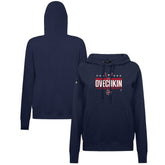 Alexander Ovechkin Washington Capitals Levelwear Women's NHL All-Time Leading Goal Scorer Milestone Stripes Name & Number Adorn Pullover Hoodie - Navy | US 203056631