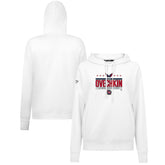 Alexander Ovechkin Washington Capitals Levelwear Women's NHL All-Time Leading Goal Scorer Milestone Stripes Name & Number Adorn Pullover Hoodie - White | US 203056633
