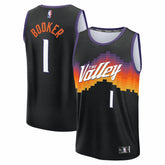 Devin Booker Phoenix Suns 2025/26 City Edition Fast Break Jersey Black - Fanatics