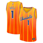 LaMelo Ball Charlotte Hornets 2025/26 City Edition Fast Break Jersey Orange - Fanatics outlet