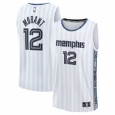 Ja Morant Memphis Grizzlies 2025/26 City Edition Fast Break Jersey White - Fanatics