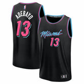 Bam Adebayo Miami Heat Youth 2025/26 City Edition Fast Break Jersey Black - Fanatics
