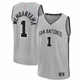 Victor Wembanyama San Antonio Spurs Youth Fast Break Jersey Statement Edition Silver - Fanatics