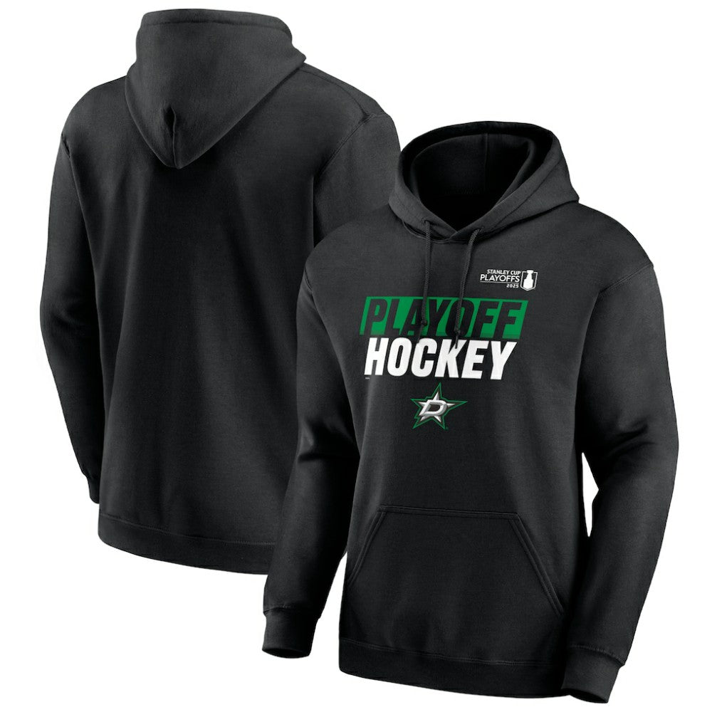 Dallas Stars Fanatics 2025 Stanley Cup Playoffs Breakout Pullover Hoodie - Black | US 203056783