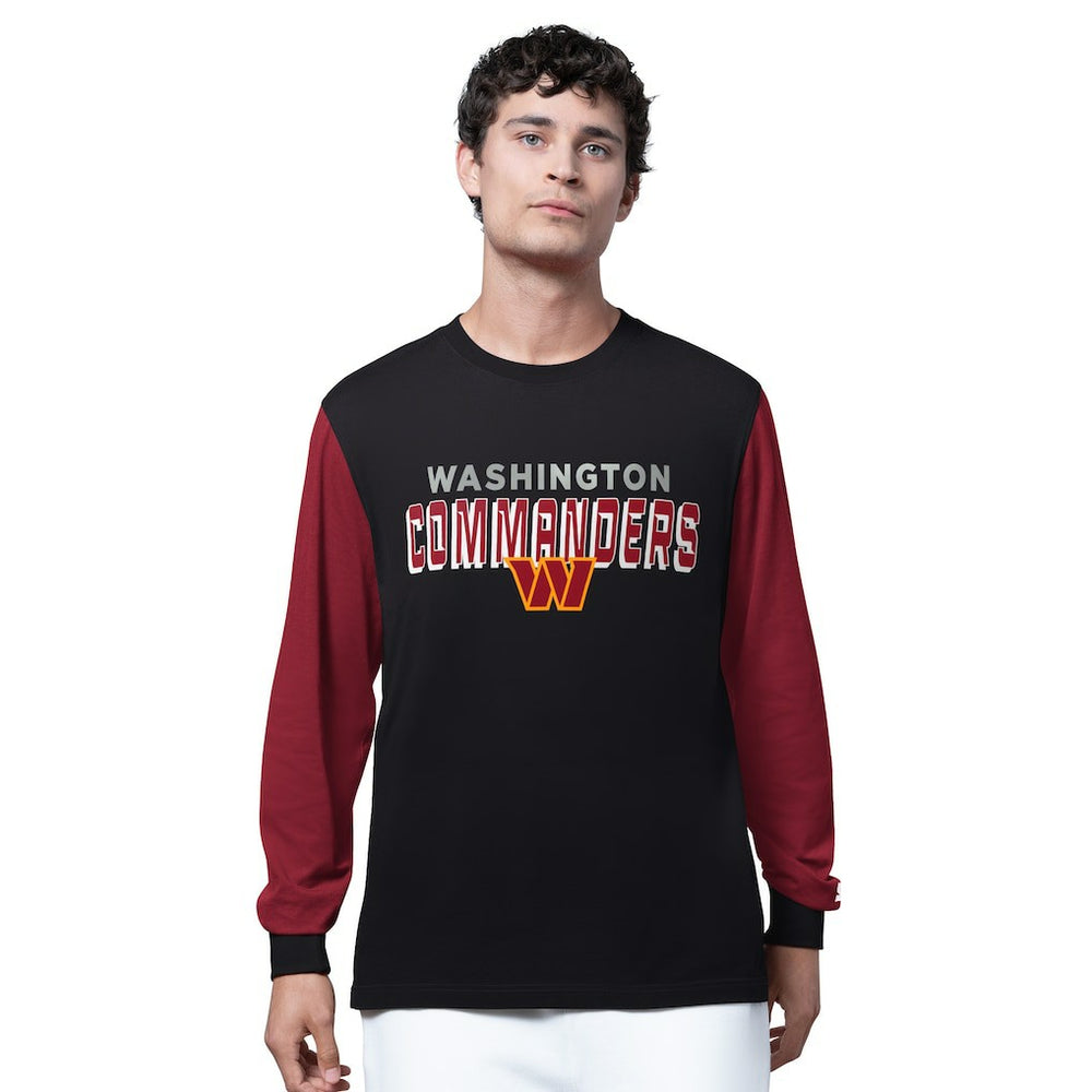 Washington Commanders Starter Thursday Night Gridiron Long Sleeve T-Shirt- Black - Black T-shirts