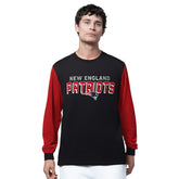 New England Patriots Starter Thursday Night Gridiron Long Sleeve T-Shirt- Black - Black T-shirts