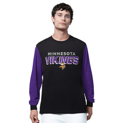 Minnesota Vikings Starter Thursday Night Gridiron Long Sleeve T-Shirt- Black - Black T-shirts