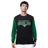 Philadelphia Eagles Starter Thursday Night Gridiron Long Sleeve T-Shirt - Black/Midnight Green T-shirts