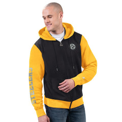 Pittsburgh Steelers Starter Thursday Night Gridiron Full-Zip Hoodie - Black/Gold Hoodies
