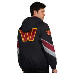 Washington Commanders Starter Thursday Night Gridiron Full-Zip Jacket - Black/Burgundy Jackets