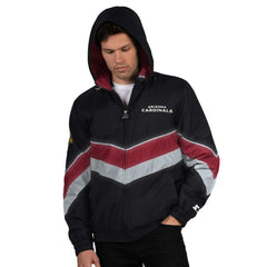 Arizona Cardinals Starter Thursday Night Gridiron Full-Zip Jacket - Black/Cardinal Jackets